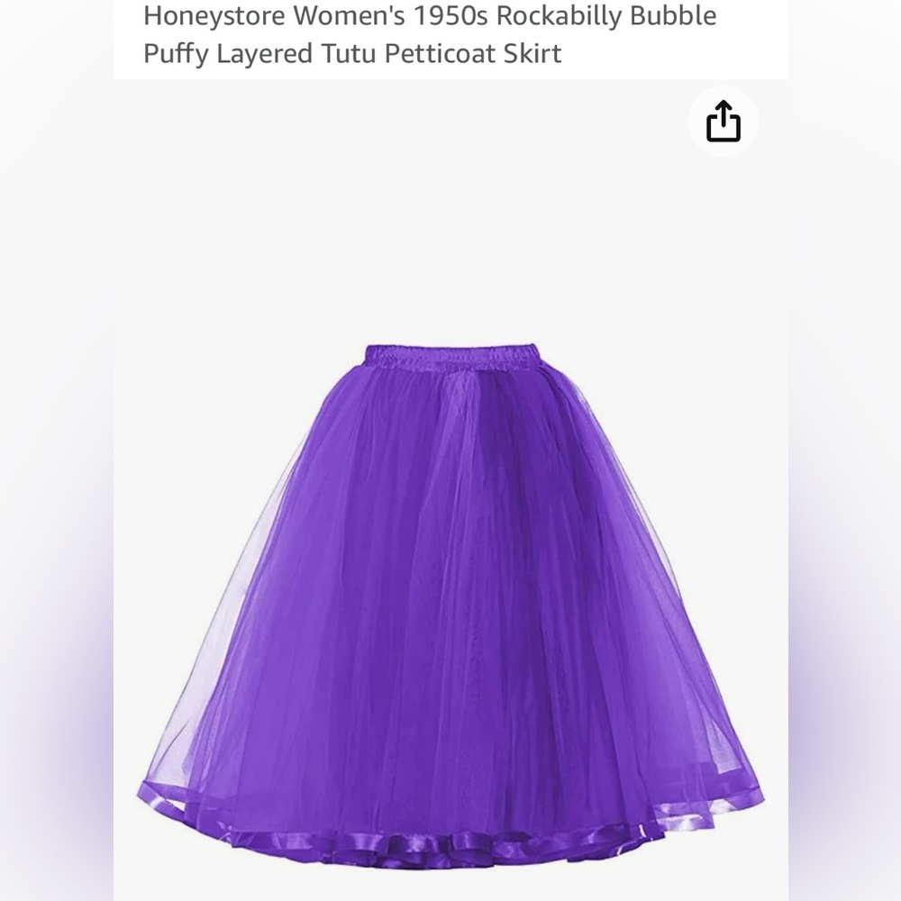 Tulle skirt
